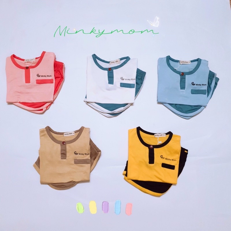 BỘ CỘC TAY MINKYMOM CHÍNH HÃNG CHO BÉ TRAI, BÉ GÁI