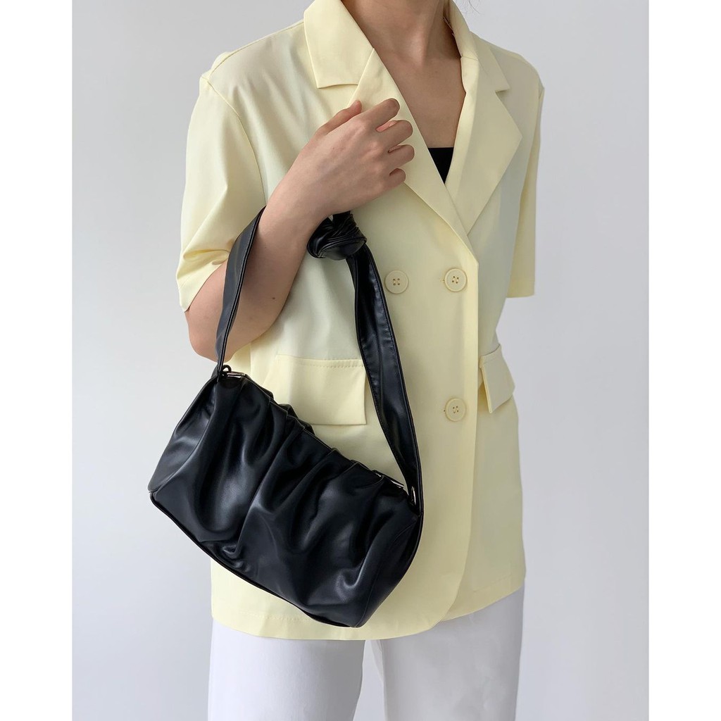 Áo Blazer tay ngắn 1 lớp, vải cotton mịn | BigBuy360 - bigbuy360.vn