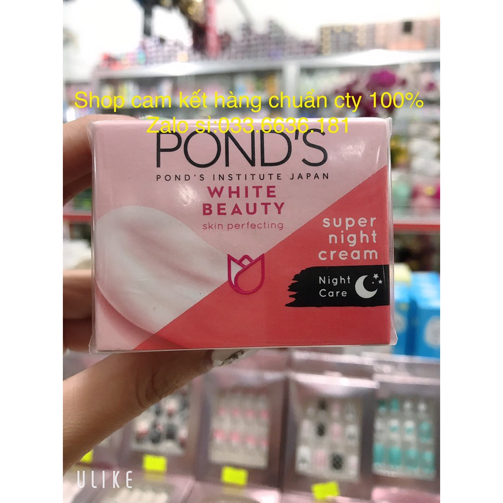 [chuẩn hàng cty 100%] kem POND'S trắng da ban đêm 30g