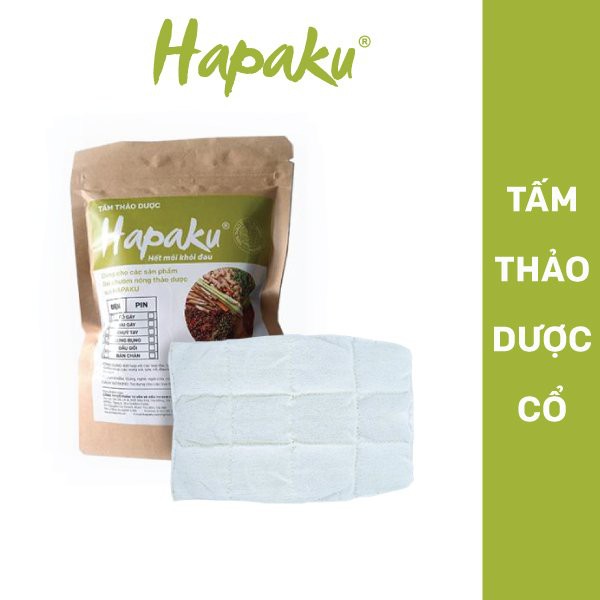 Tấm Thảo Dược Đai Chườm Cổ Gáy Cắm Điện Hapaku