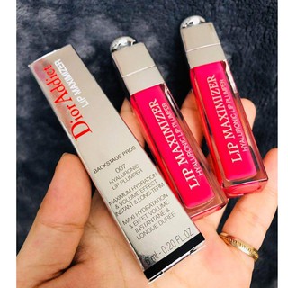 Son Dưỡng Môi Dior Collagen Addict Lip Maximizer 007 Raspberry chính hãng Fullsize Fullbox