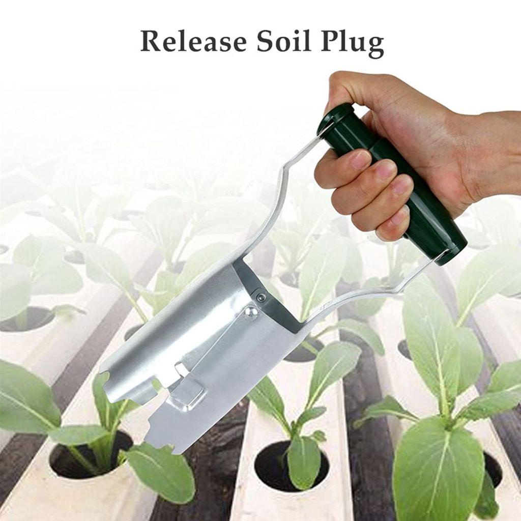 1 Dụng Cụ Đào Đất Trồng Cây Tự Động Cầm Tay Bằng Kim Loại Chống Rỉ Nhiều Màu Sắc