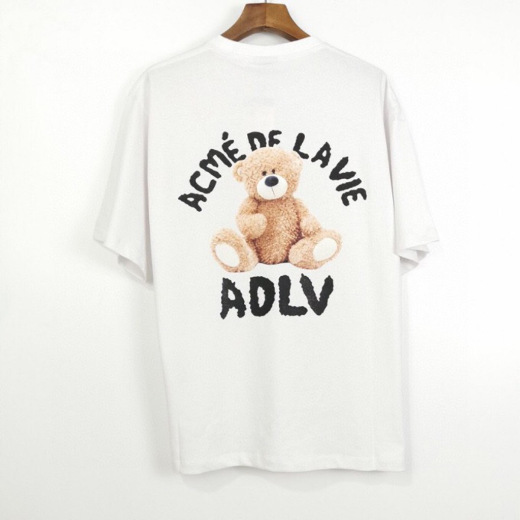 Áo thun unisex ngắn tay không cổ in hình Gấu Teddy ADLV - Bộ sưu tập áo phông adlv thời trang cá tính | BigBuy360 - bigbuy360.vn