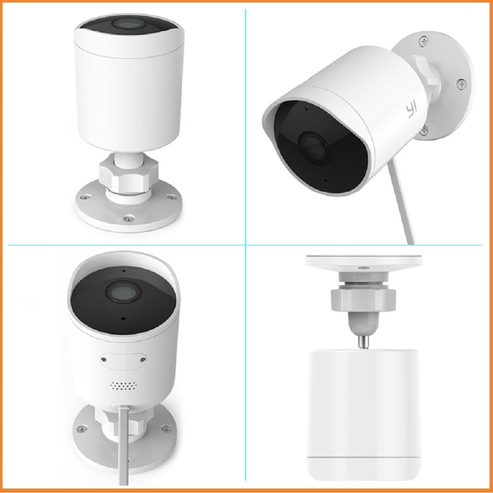 Camera quan sát Yi 1080P Outdoor ip wifi ngoài trời Chống nước, H30 - Chính hãng Digiworld