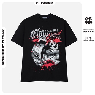 Áo thun tay lỡ local brand unisex Clownz Blood Diamond T-shirt form rộng, chất cotton
