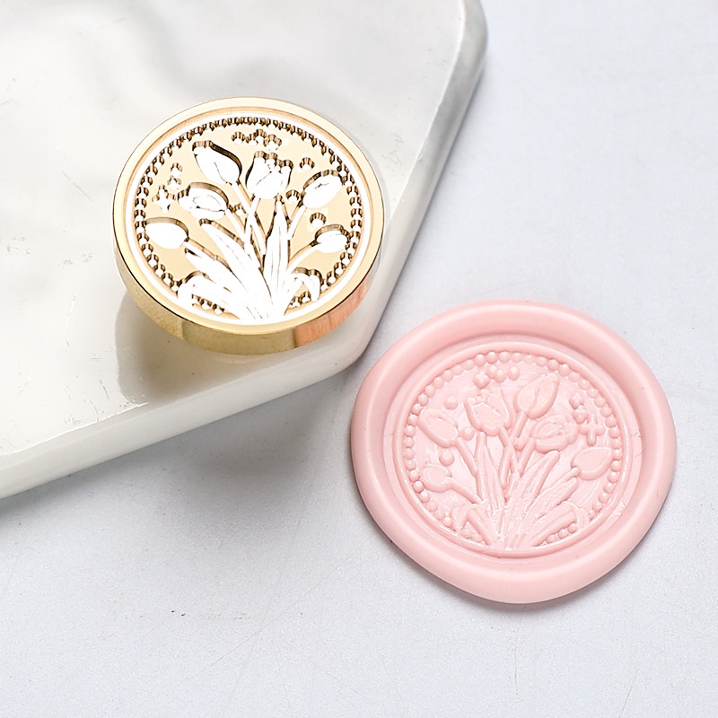 Stitchintime niêm phong con dấu sáp đầu con dấu mẫu sáng tạo dễ thương con dấu 2,5cm