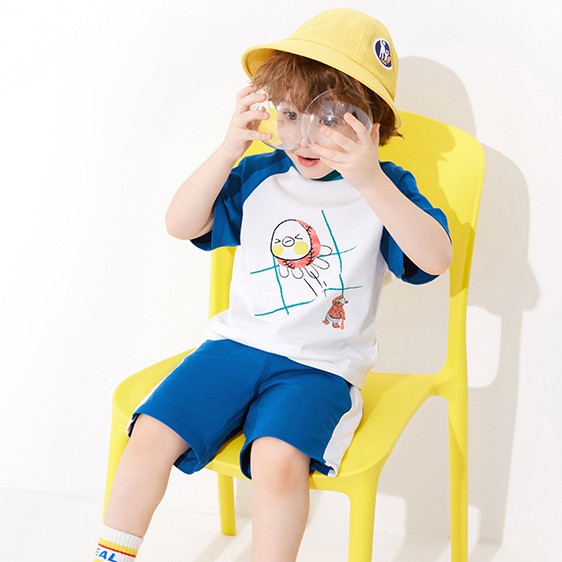 BỘ ĐỒ COTTON 100% CHO BÉ TRAI - TAY ÁO RAGLAN