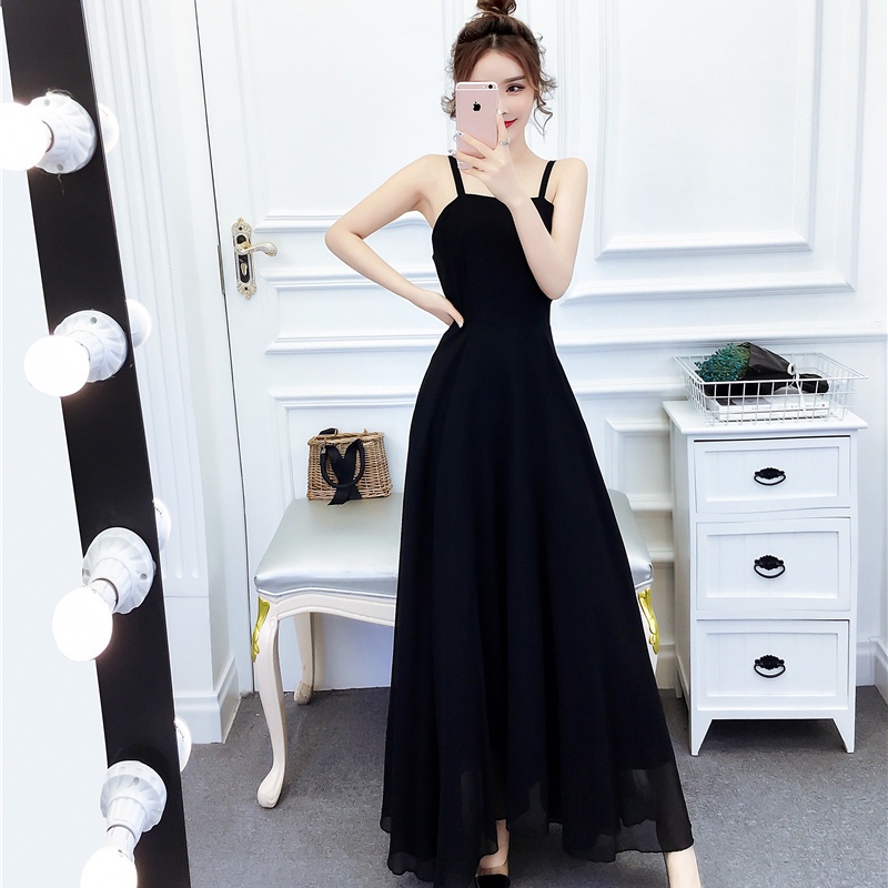 Set Đầm Voan Dáng Dài + Áo Khoác Ngoài Thời Trang Thanh Lịch Cho Nữ