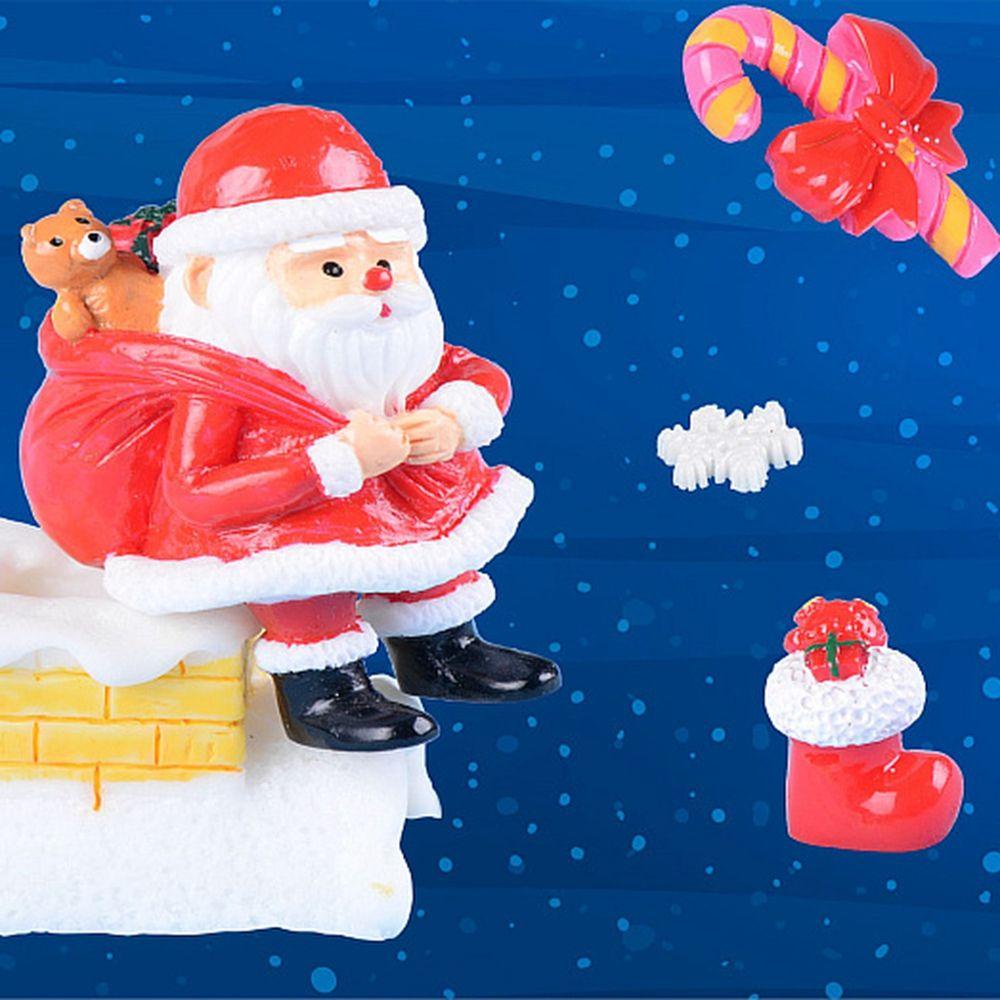 Phụ Kiện Trang Trí Giáng Sinh Mini Bằng Nhựa Resin Hình AUGUSTINA