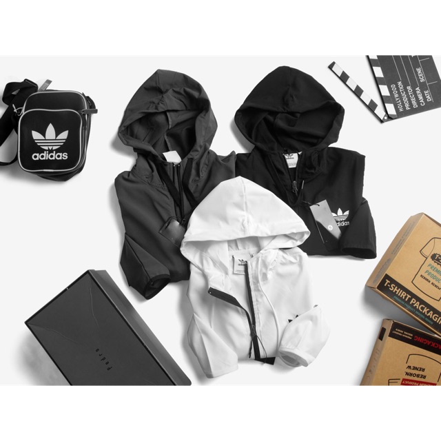 Áo khoác dù ADIDAS