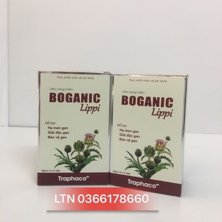 [CHÍNH HÃNG] BOGANIC LIPPI - HẠ MEN GAN - GIẢI ĐỘC GAN - BẢO VỆ GAN - Hộp 30 viên