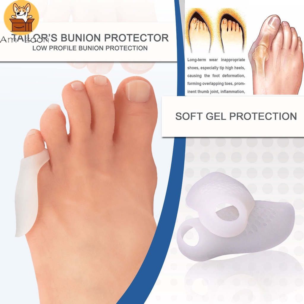 Set 2 Dụng Cụ Silicone Chỉnh Hình Ngón Chân Cái Giảm Đau