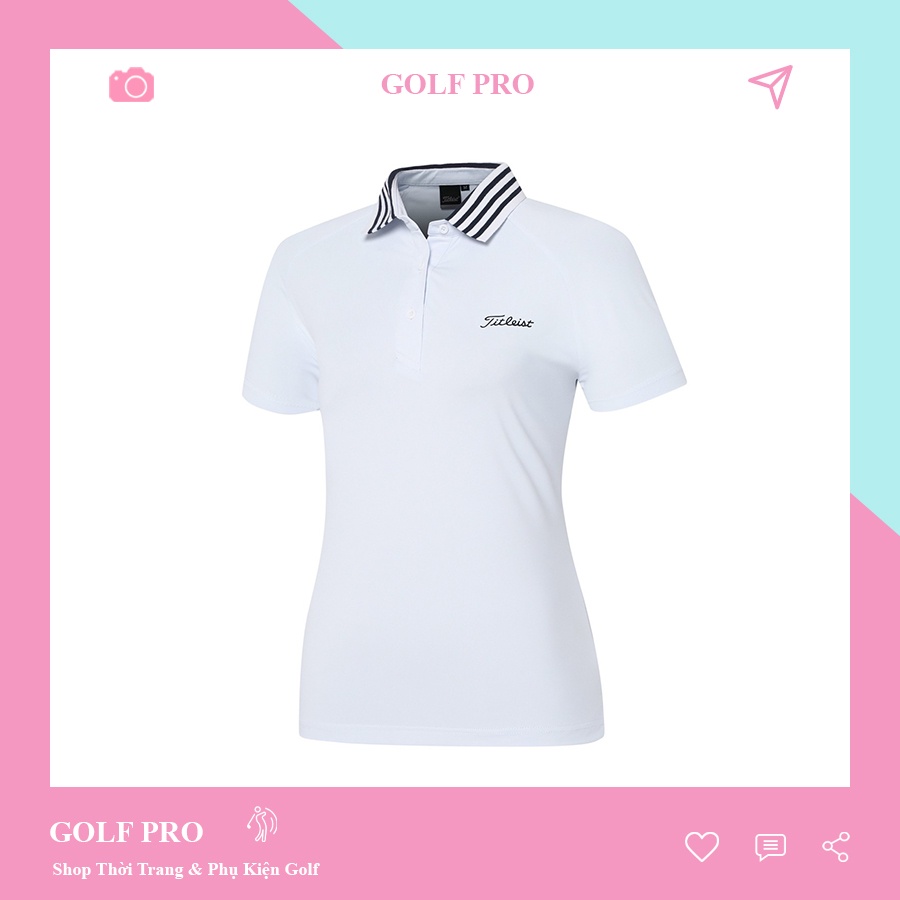 Áo thể thao golf nữ Titleist cộc tay thời trang shop GOLF PRO AS001