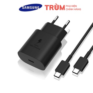 Sạc nhanh samsung s20/s20+/s20 ultra/s10 5g/note10/note20/note20 ultra/ 25w ta800 chuẩn pd 25w zin