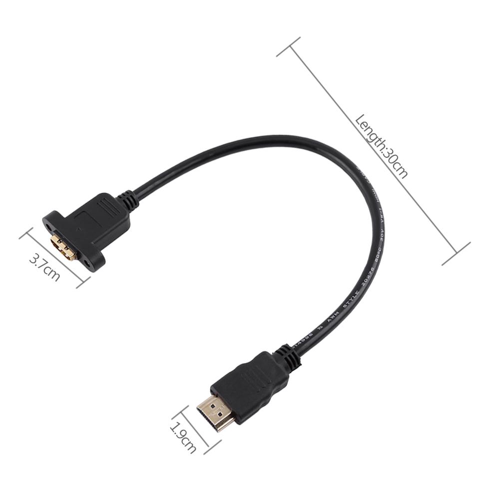 Cáp chuyển đổi HDMI đầu dương sang đầu âm + đinh vít lỗ