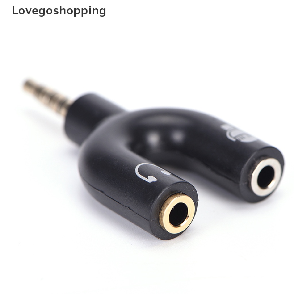Đầu Chia Cổng Âm Thanh 3.5mm Kèm Mic Và Tai Nghe Cho Điện Thoại