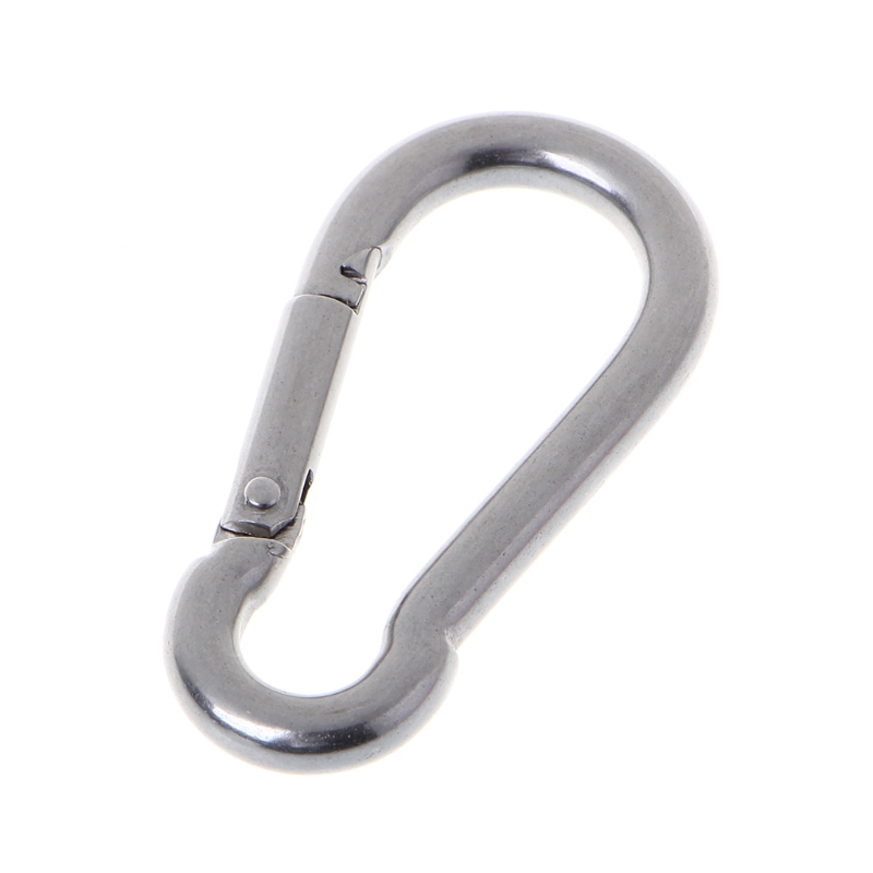 Móc khóa carabiner bằng thép không gỉ 304 khóa nhanh