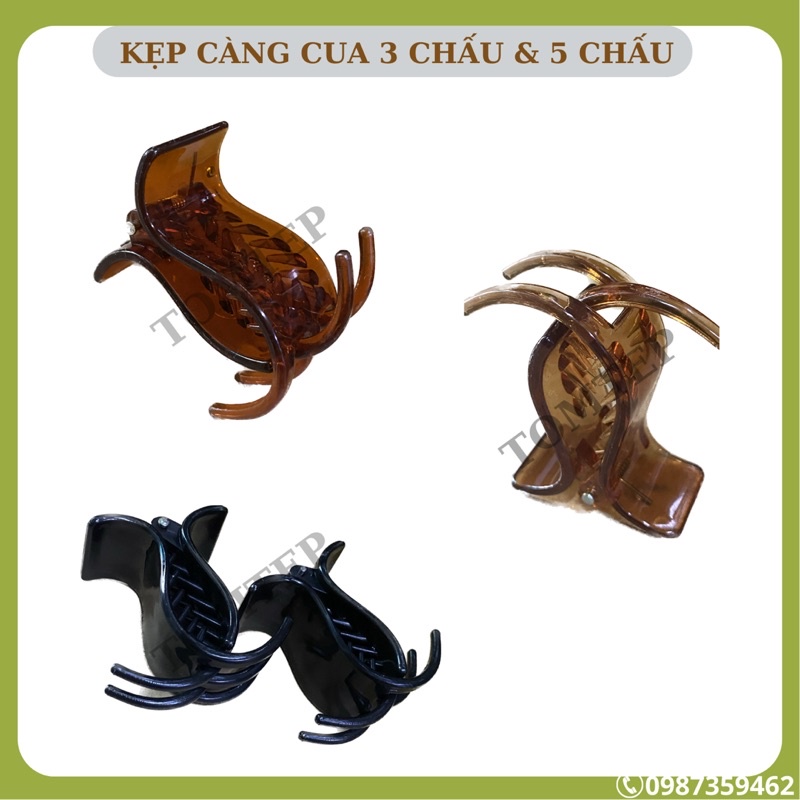 Kẹp càng cua 3 chấu &amp; 5 chấu hàng đẹp chuẩn bền
