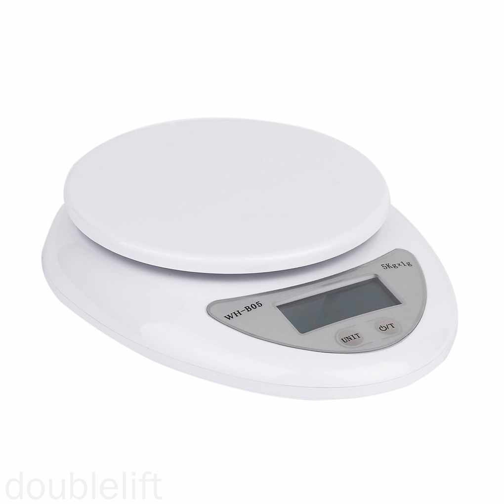 Cân thực phẩm điện tử 5kg 5000g / 1g tiện lợi chất lượng cao