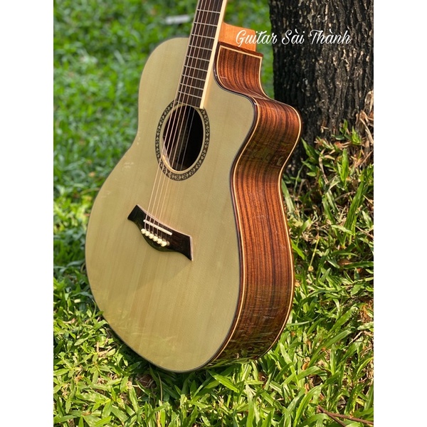 Đàn Guitar Acoustic Gỗ Cẩm Ấn Chính Hãng ST.Real Guitar Sài Thành Mã ST-CA5