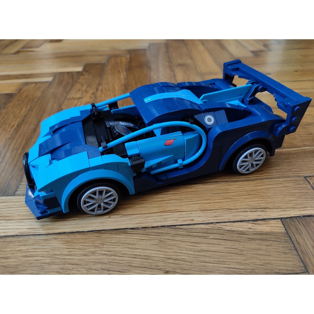 Đồ chơi lắp ráp technic mô hình Xe Blue Race Car - Cada C51073W có điều khiển từ xa, app điện thoại