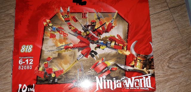 Bộ lắp ráp Lego Ninjago Word Rồng có trên 200 chi tiết MS82080