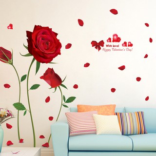 Decal Dán Tường Hoa Hồng