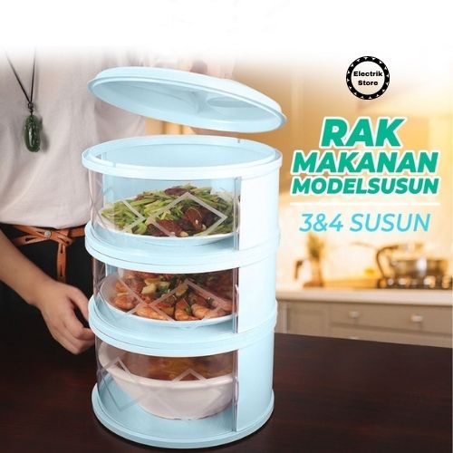 Lồng Bàn Đậy Thức Ăn 3 & 4 Ngăn Tiện Lợi
