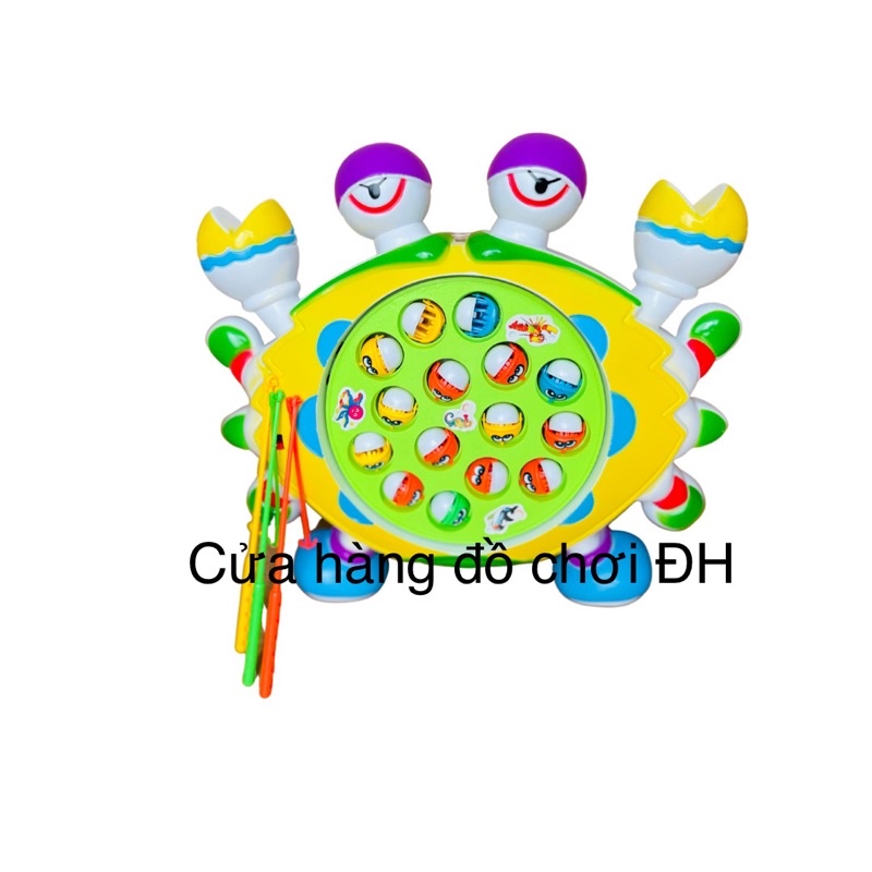 Bộ đồ chơi câu cá dùng pin,3 cần câu cho bé