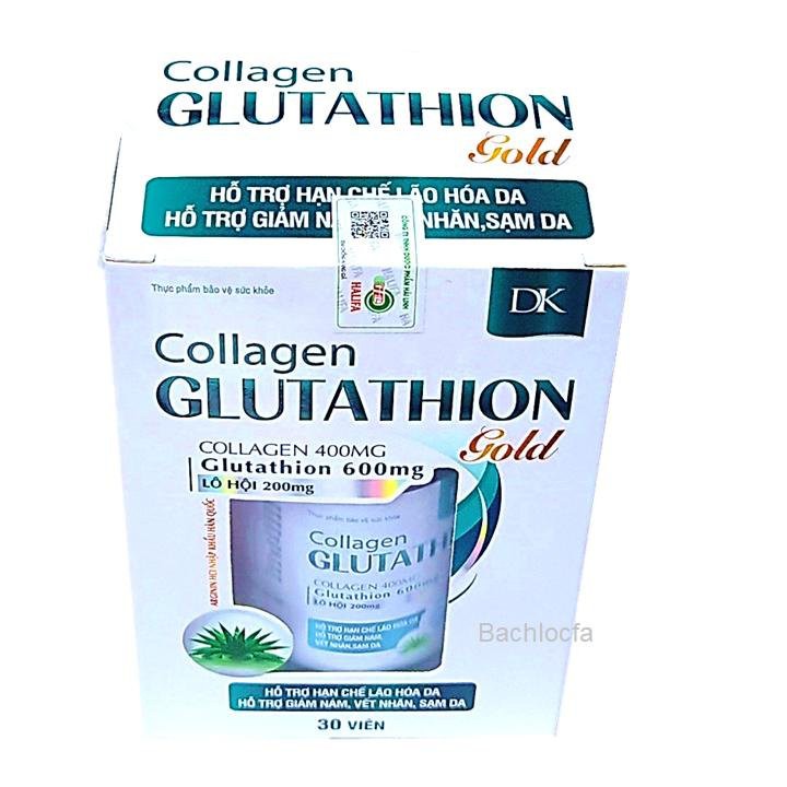 Viên Uống Đẹp Da Collagen Glutathion Plus Hết Nám, Sạm Da, Đẹp Da
