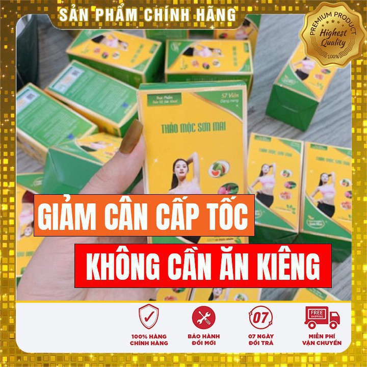 Giảm Cân Sơn Mai ⚜️ Tặng Quà Xinh ⚜️ Hiệu Quả, An Toàn - Không Phải Là Thuốc Giảm Cân