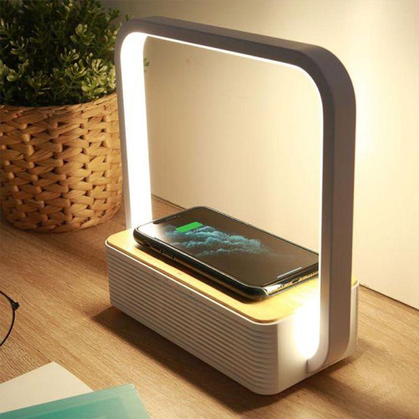 Đèn bàn chống cận Wilit A15B tích hợp sạc không dây, loa Bluetooth