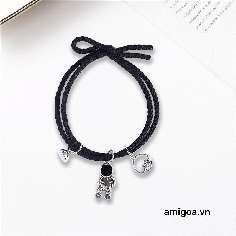 ✨✨Vòng tay dây thừng mặt hình phi hành gia hái sao dành cho cặp đôi
