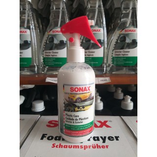 Dung dịch xịt làm mới, phục hồi, bảo dưỡng nhựa trong và ngoài xe 300ml - Sonax plastic care
