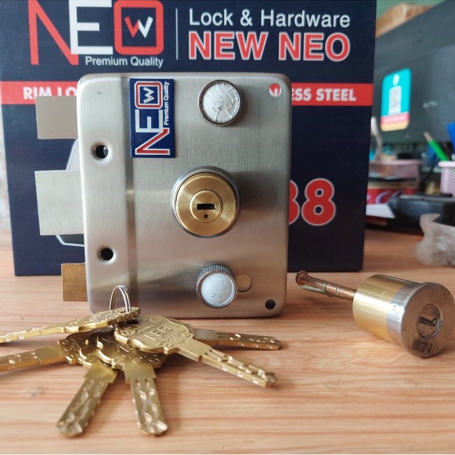 Khóa cửa cổng Neo V88 SUS304