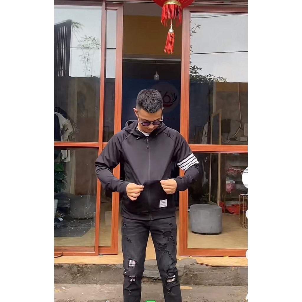 Áo chống nắng nam THOM - LV - Dior - Versace cao cấp vải thông hơi thoáng mát kẻ sọc hotrend 2022_AN06