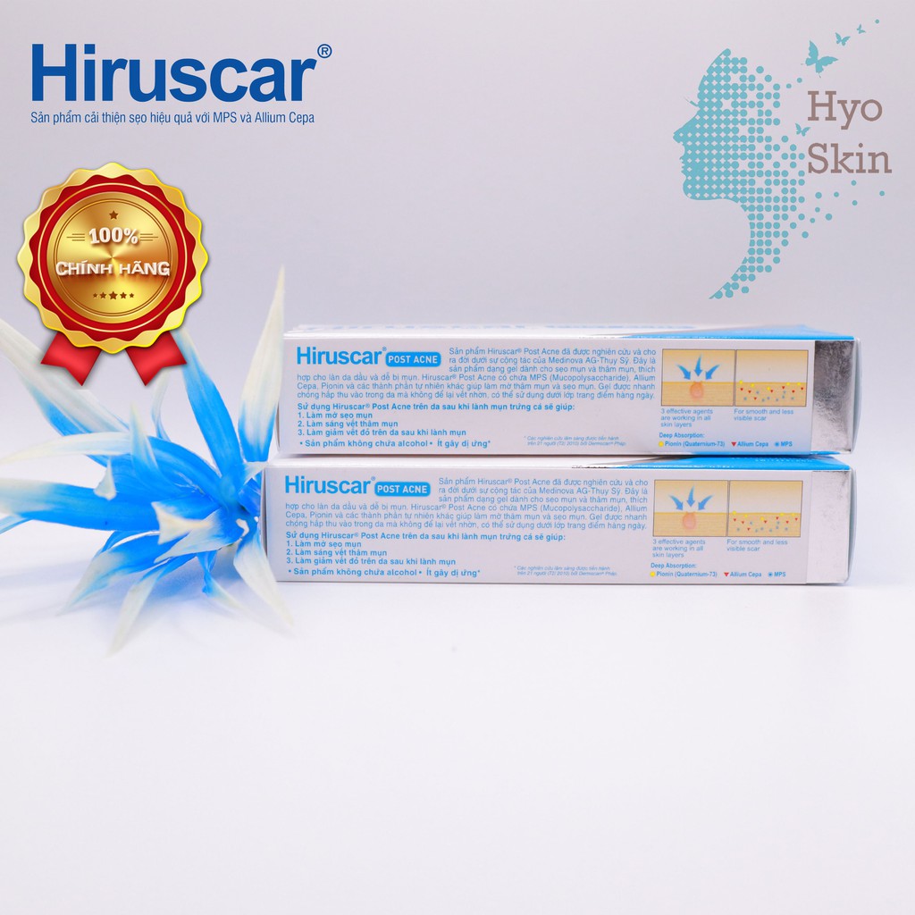 Gel Chăm Sóc Sẹo Mụn Và Mụn Thâm HIRUSCAR POST ACNE