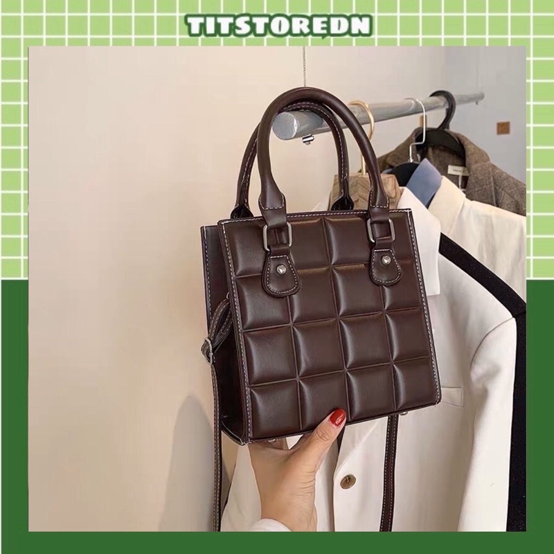 Túi da công sở đeo chéo, cầm tay ulzzang siêu sang (có sẵn)