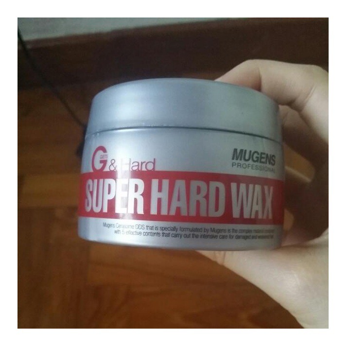 (hàng chính hãng) Sáp Vuốt Tóc Siêu Cứng Mugens Super Hard Wax Sản Phẩm đặc biệt cho tóc nam tạo kiểu