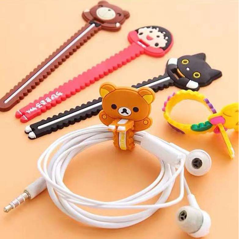 Kẹp Quấn Giữ Dây Cáp/Tai Nghe Thiết Kế Hoạt Hình Đa Dạng Đáng Yêu | BigBuy360 - bigbuy360.vn