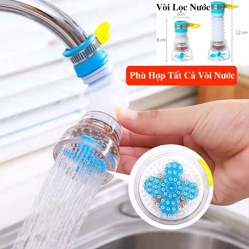 Vòi nước tăng áp dùng để rửa chén tại lavabo nhà bếp tiện lợi không văng nước