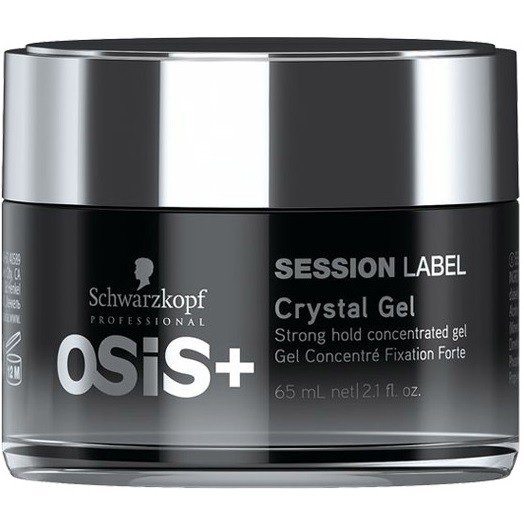 Gel giữ nếp cứng Schwarzkopf Osis+ Session Label Crystal 65ml