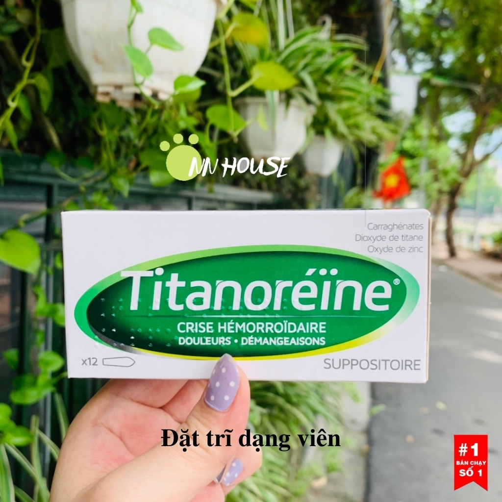 Kem bôi trĩ ngoại Titanoreine 20g hàng nội địa Pháp - kem trĩ cream NN HOUSE