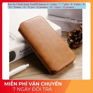 Bao da iphone 6 ,6 plus ,7 ,7plus ,X ,Xr ,Xsmax ,11 ,11pro ,11 promax ,12 ,12pro ,12 promax chính hãng Xundd cao cấp