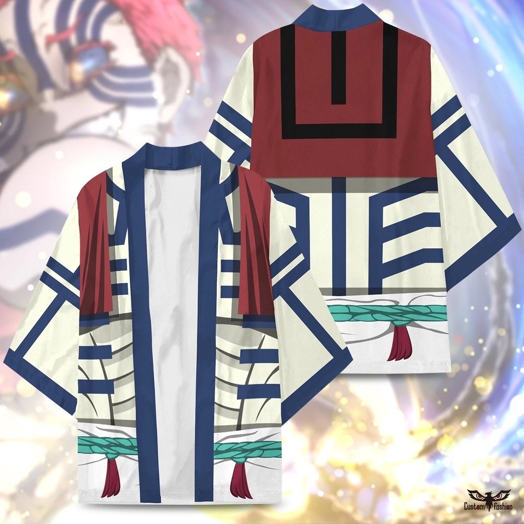 Bộ Đồ Ngủ Kimono Hóa Trang Kibutsuji Muzan Hashibira Inosuke Độc Đáo