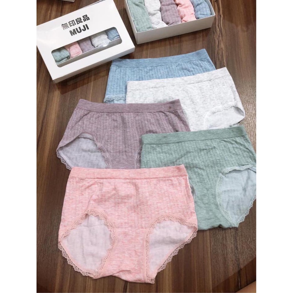 Combo 5 hộp quần lót MUJI XUẤT NHẬT