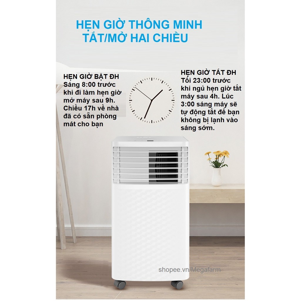 ĐIỀU HÒA (MÁY LẠNH) DI ĐỘNG THÔNG MINH TCL KY-20/RWY 10 000BTU