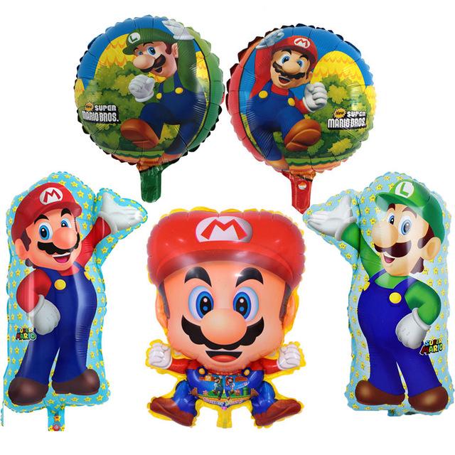 1 Bong Bóng Trang Trí Hình Super Mario