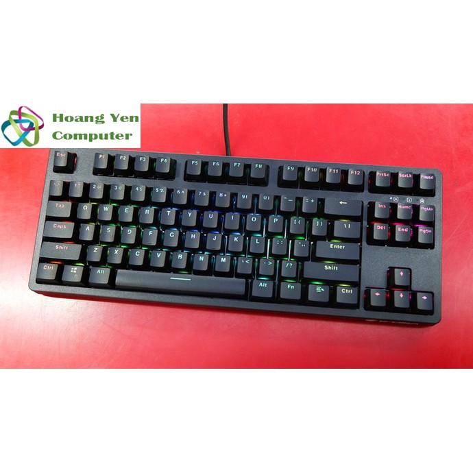 [2021] Bàn Phím Cơ E-Dra EK387 RGB (HUANO Switch, Chống Nước, LED RGB) - BH 2 Năm Chính Hãng - Hoàng Yến Computer