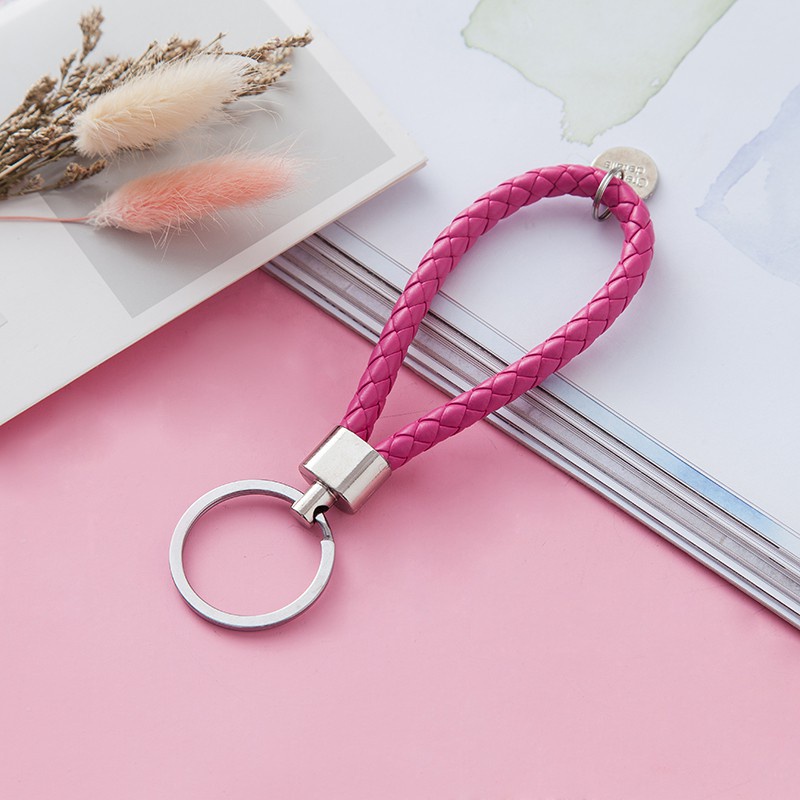 Móc Chìa Khóa Bằng Da Thiết Kế Nhỏ Nhắn Xinh Xắn